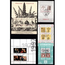 Danmark. 2 plancher med blandede danske miniark.